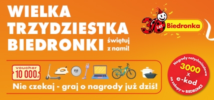 Loteria promocyjna "Wielka trzydziestka Biedronki!"
